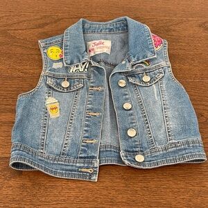Justice Girls Denim Vest Size 8/10